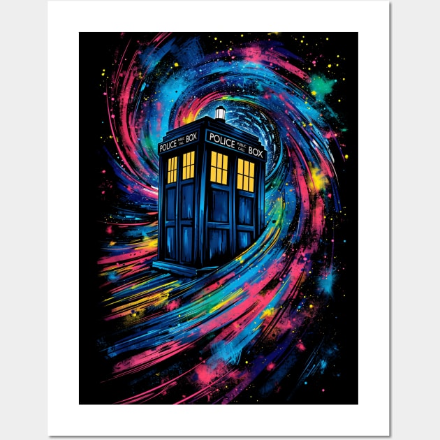 Dr Who Wibbly Wobbly Timey Wimey Wall Art by DesignedbyWizards